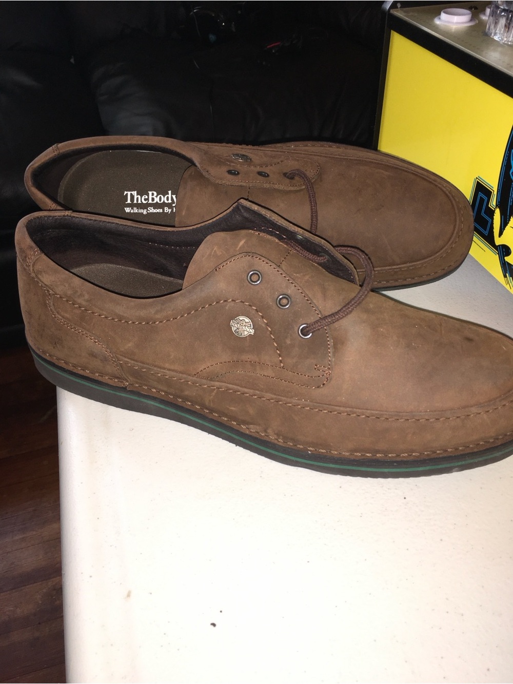 Hush Puppies Brown Men's Casual Walking Shoes size 15 suede